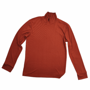 Camisa Gola Alta Masculina Cacharrel Sueter Canelado Manga Longa