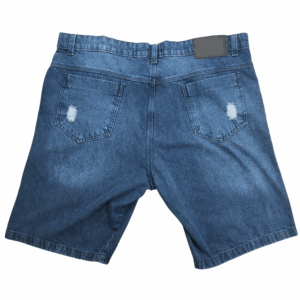 Bermuda Jeans Plus Size - DK 220 - Longa - com abanhado