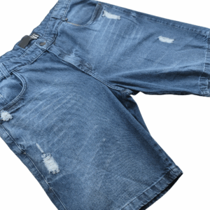 Bermuda Jeans Plus Size - DK 221 - Longa - com abanhado
