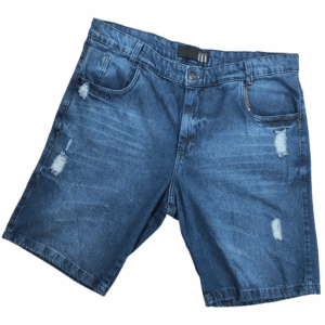 Bermuda Jeans Plus Size - DK 221 - Longa - com abanhado