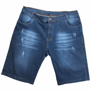 Bermuda Jeans Plus Size - ES 007 - Longa - com lycra