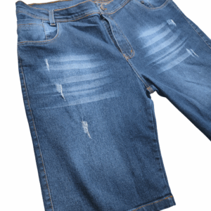 Bermuda Jeans Plus Size - ES 007 - Longa - com lycra