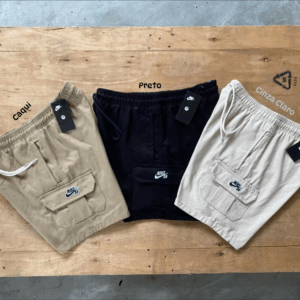 Bermuda Cargo Premium - Bolso lateral - NK