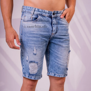 Bermuda Jeans Desfiada - Premium - Ref 16