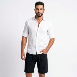 Bermuda Jeans Desfiada BF - Premium - Ref 01