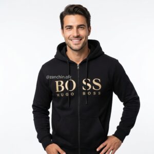Casaco Moletom com Capuz HB – Black & Gold Edition