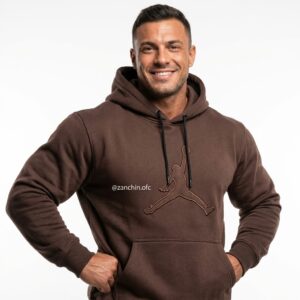 Moletom Air Jd Retro – Elegância em Marrom Café