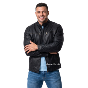 Jaqueta Premium de Couro PU Black – O Ícone do Guarda-Roupa Masculino