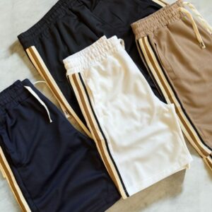 Bermuda Masculina Premium com Faixa Lateral