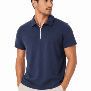 Camisa Polo Masculina Tecnológica com Zíper