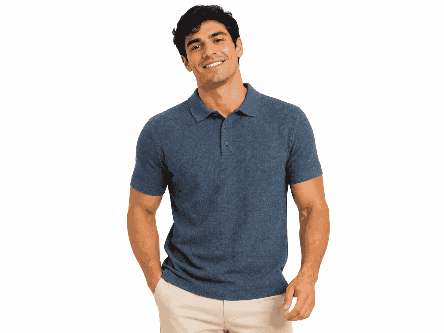Camisa Polo Masculina Premium em Tecido Tecnológico – Conforto que Impressiona - Imagem 3