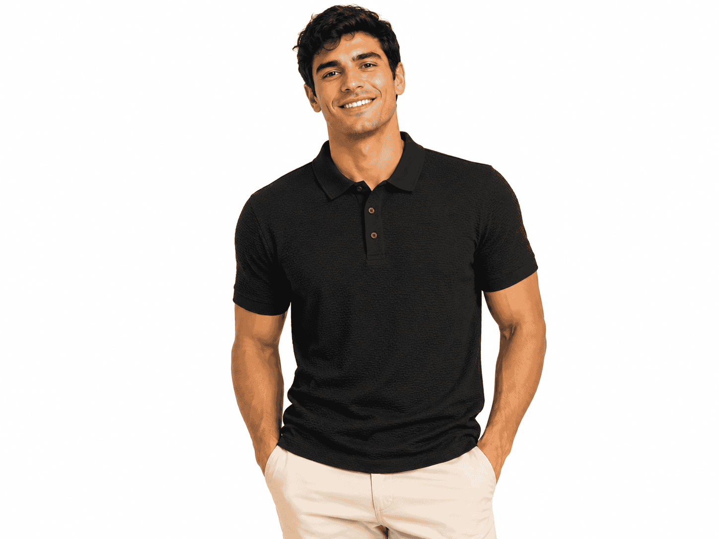 Camisa Polo Masculina Premium em Tecido Tecnológico – Conforto que Impressiona - Imagem 4